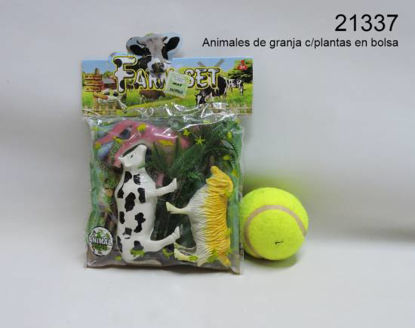 Imagen de ANIMALES DE GRANJA C/PLANTAS EN BOLSA  8.24